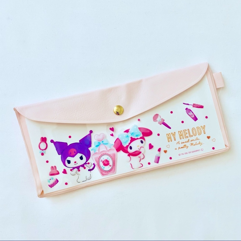Sanrio My Melody & Kuromi Clear Snap Pouch